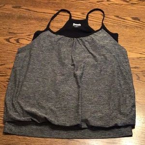 Bench multipurpose tank top black and grey